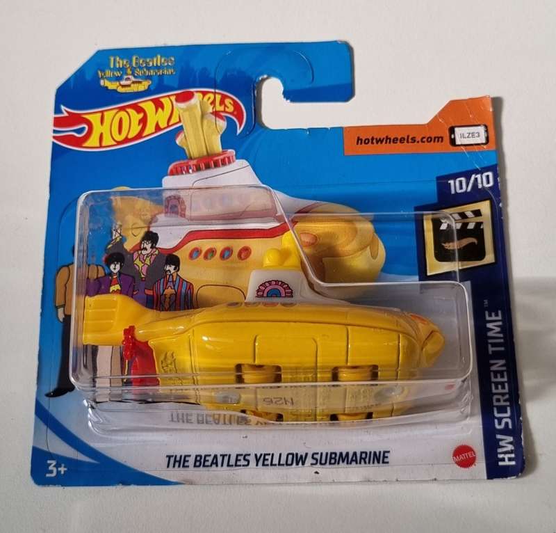 Hot Wheels The Beatles Yellow Submarine Treasure Hunt