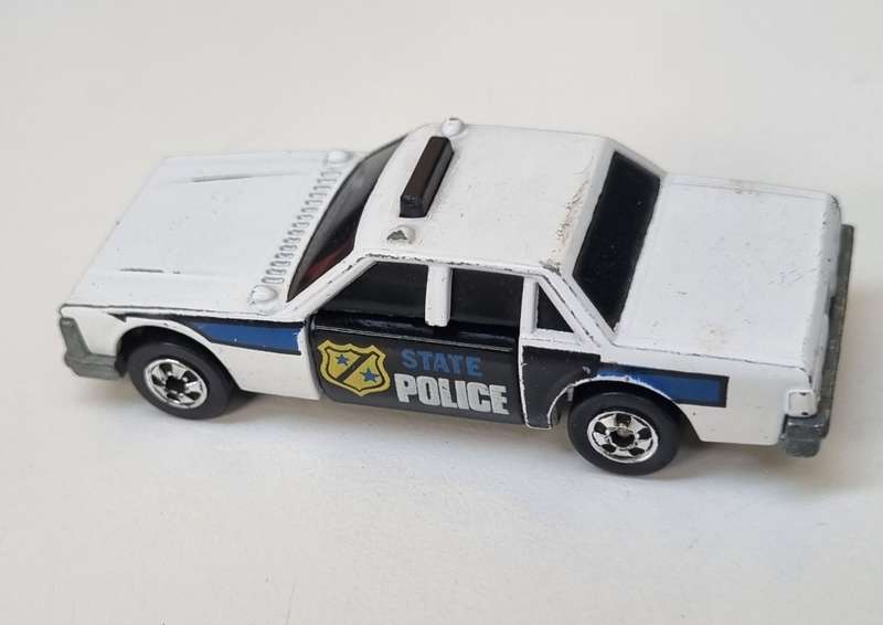 Hot Wheels Vintage State Police Crack Up