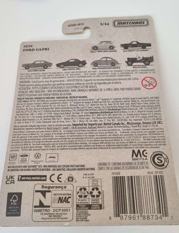 Matchbox 1970 Ford Capri