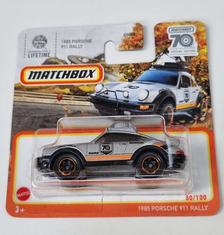 Matchbox 1985 Porsche 911 Rally 70 Special Edition