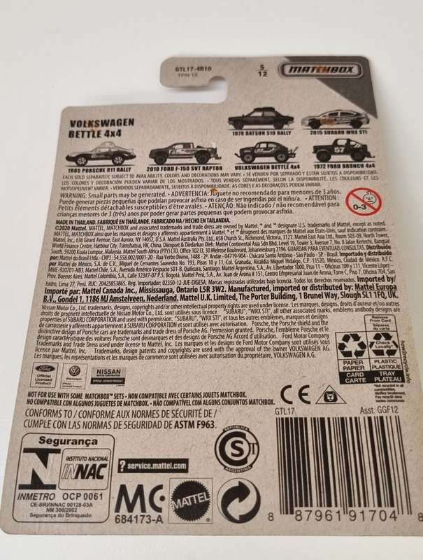 Matchbox Off Road Rally Volkswagen Bettle 4x4