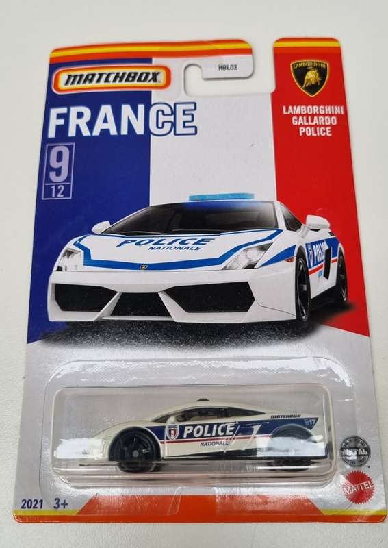Matchbox France Lamborghini Gallardo Police