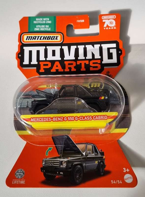 Matchbox Mercedes-Benz G 550 G Class Cabrio Super Chase Moving Parts