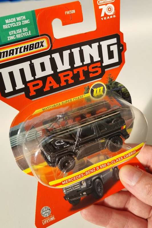 Matchbox Mercedes-Benz G 550 G Class Cabrio Super Chase Moving Parts