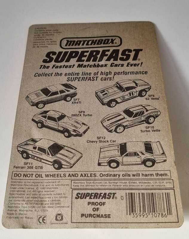 Matchbox Sierra XR4