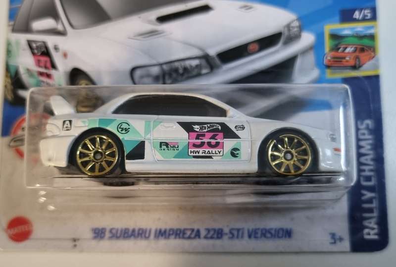 Hot Wheels 98 Subaru Impreza Treasure Hunt