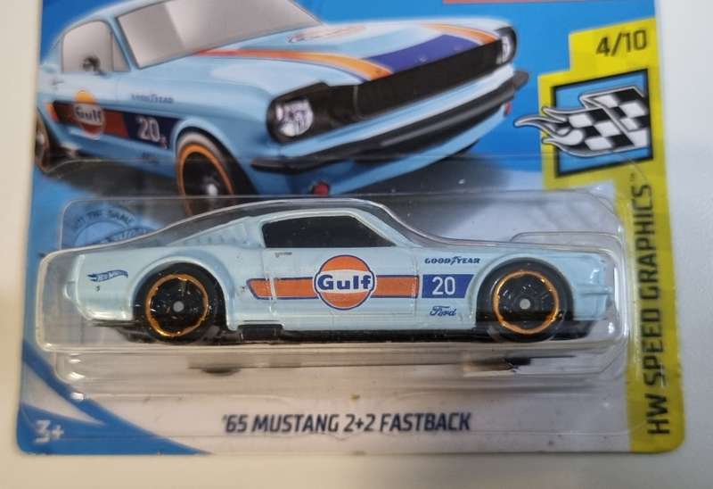 Hot Wheels Gulf 65 Mustang 2+2 Fastback