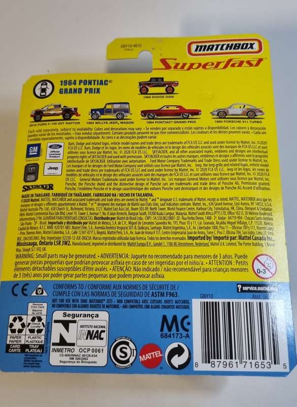 Matchbox Superfast 1964 Pontiac Grand Prix