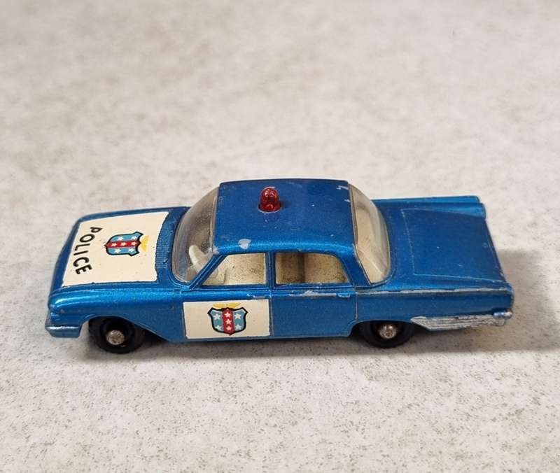 Matchbox Lesney 55B Ford Fairlane Police Car