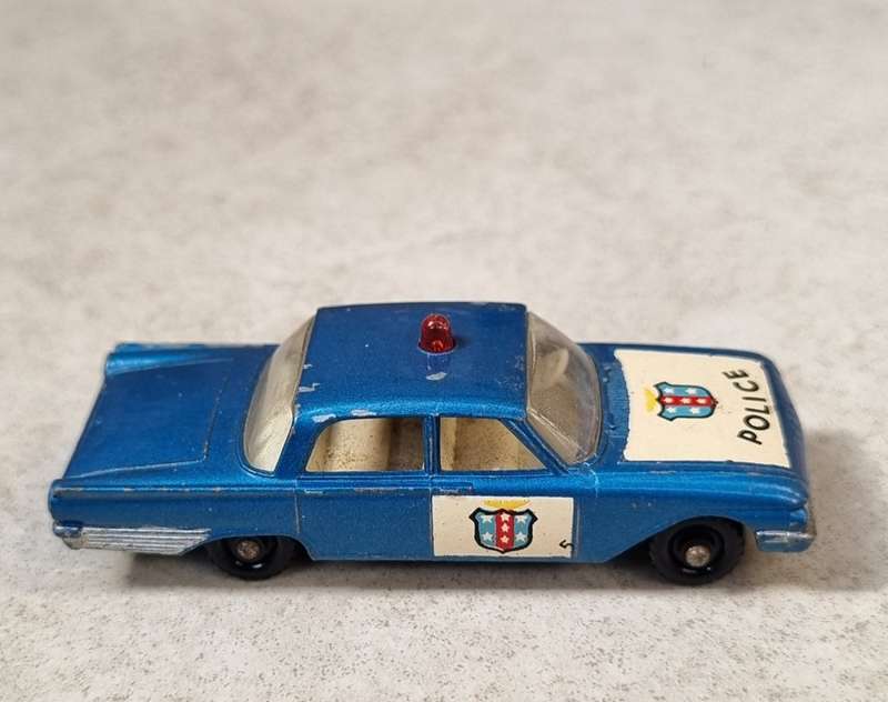Matchbox Lesney 55B Ford Fairlane Police Car