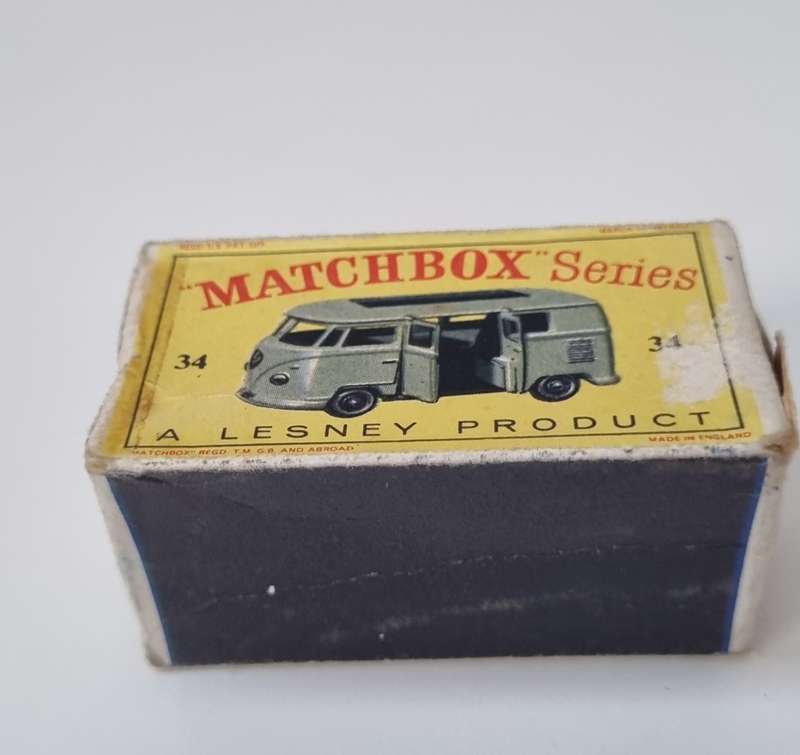 Matchbox Lesney 34B VW Caravanette