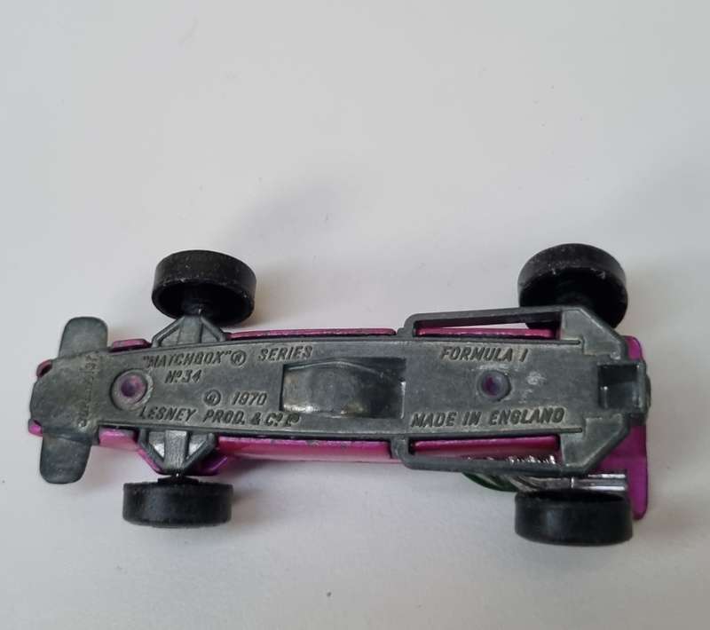 Matchbox Lesney 34D Formula 1 Racing Car