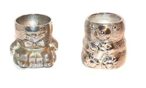 Humpty Dumpty and Bear - Vintage - Egg Cup