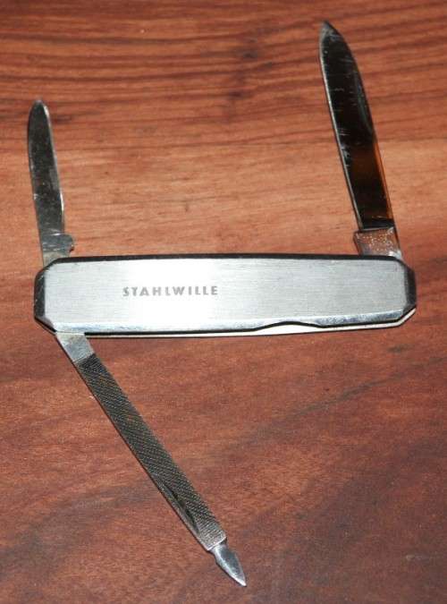 Vintage Solingen Knife - Aug Muller Sohne - Folding Pen Knife with Stahlwille Logo