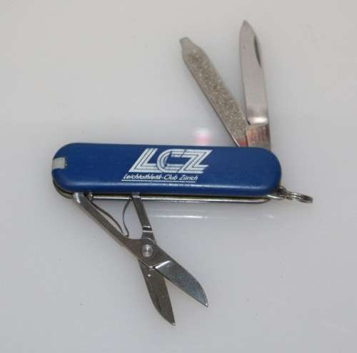 Victorinox - 58mm - Swiss Army Knife - (Classic SD) Blue with logo