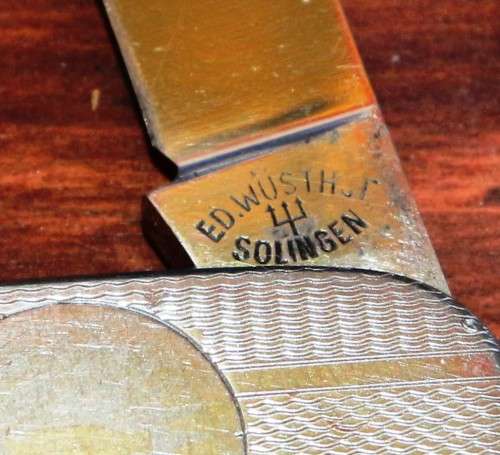 Vintage `Ed Wusthof` stainless pocket knife