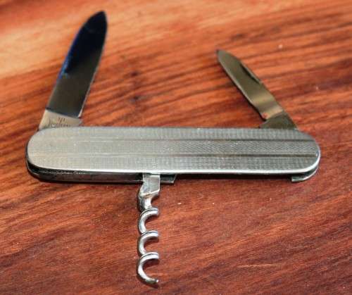 Vintage `Ed Wusthof` stainless pocket knife