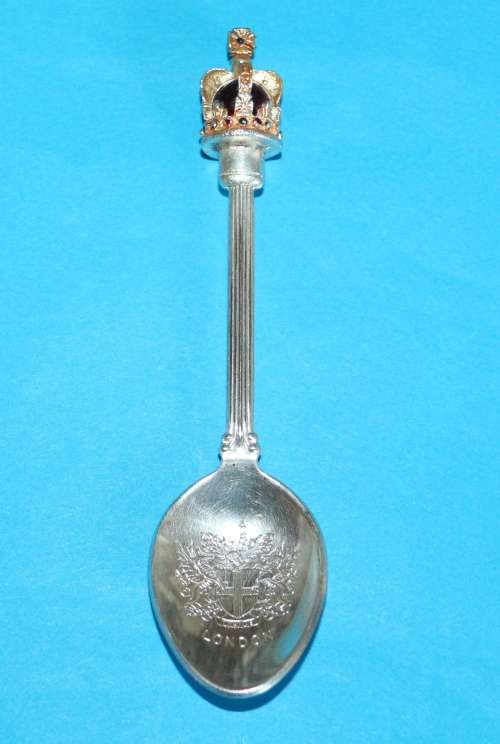 Silver-Plated Crown Teaspoon