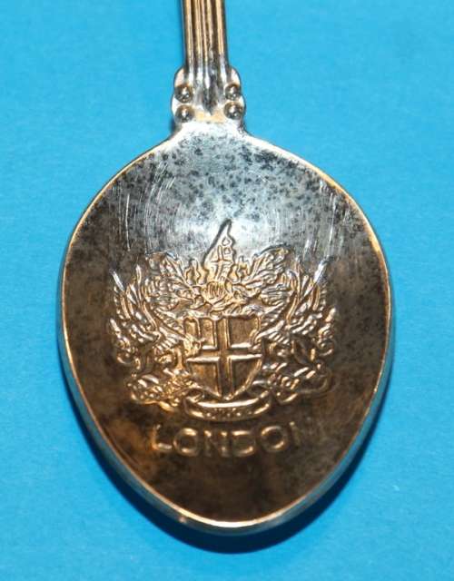London Big Wheel silver plated spoon