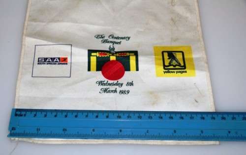 the centenary banquet 1989 memorabilia