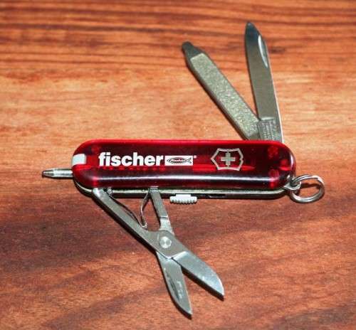 Victorinox - 58mm - Swiss Army Knife - (Signature) with Fischer Logo