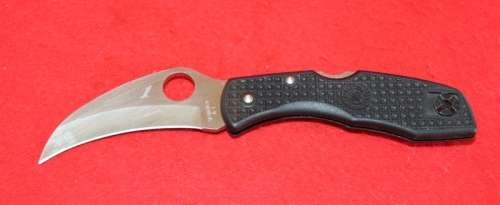 Spyderco Tasman Salt H1 black, plain edge
