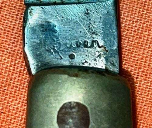 Vintage Queen pocket knife with antler scales