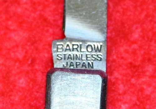 Vintage Barlow Small Pocket Knife - made in Japan