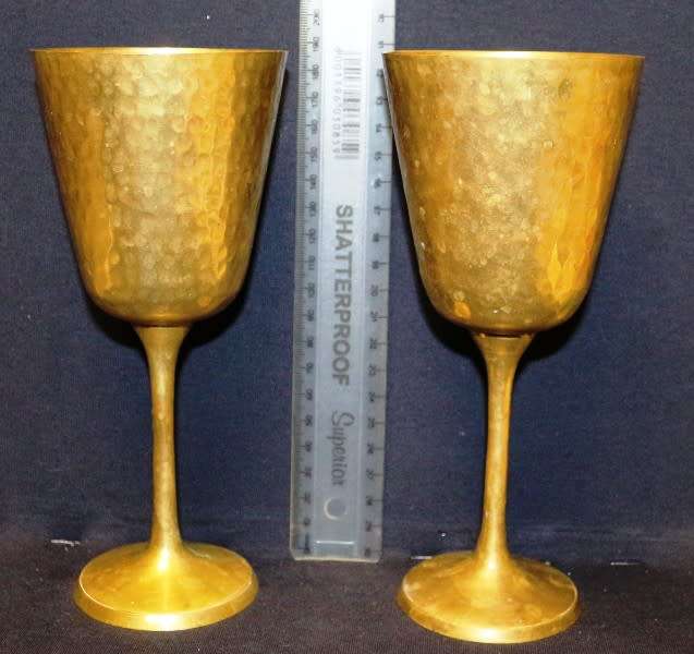 Brass Goblets X 2