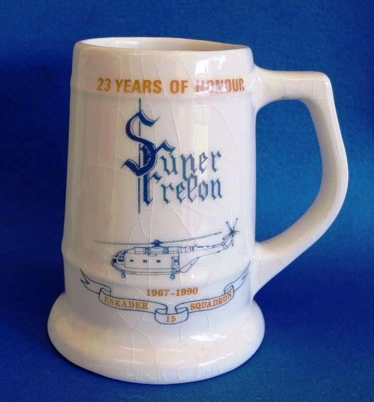 15 Squadron SAAF - Super Frelon - Beer Mug