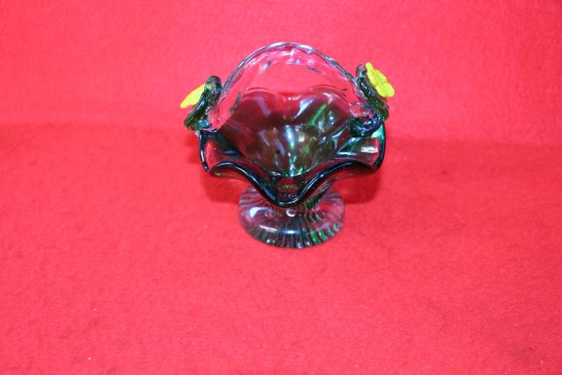 Basket Glass Ornament