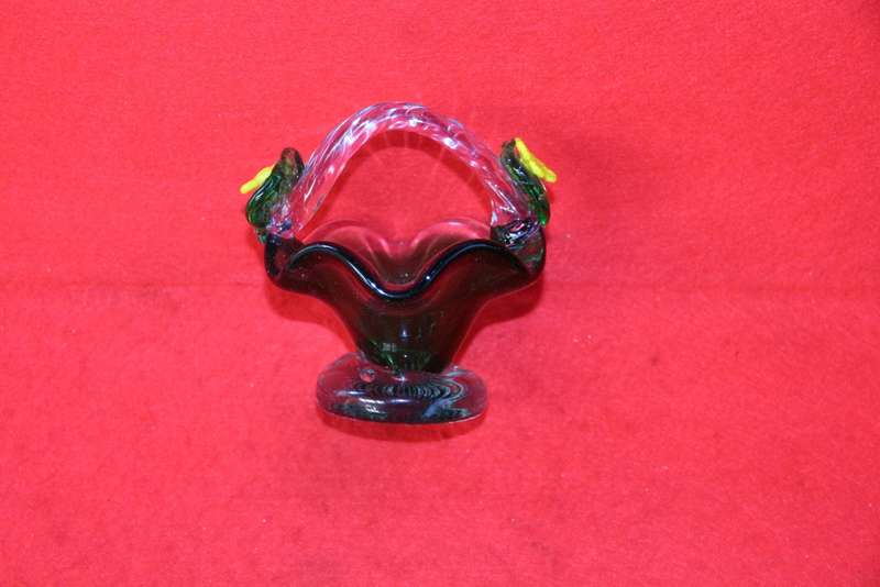 Basket Glass Ornament