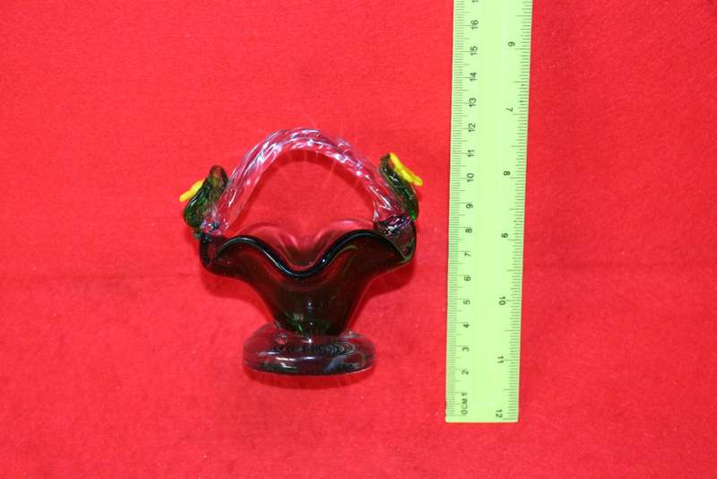 Basket Glass Ornament
