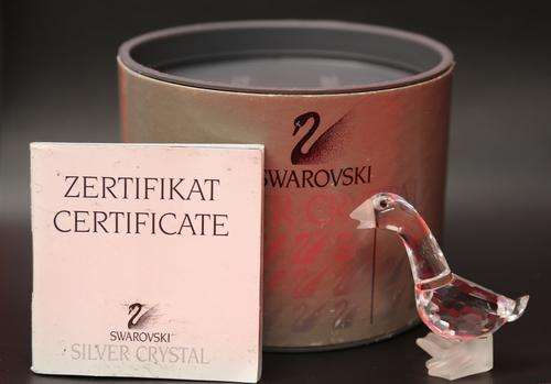 ORIGINAL SWAROVSKI CRYSTAL TOM GOSLING / GOOSE MIB RARE RETIRED