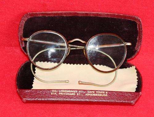 Vintage Round Spectacles Glasses with Case (Harry Potter Style)