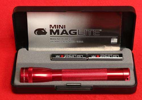 Mini Maglite - AA - Red