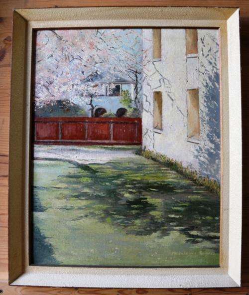 Flowering Peach - Rondebosch - by Madelein Rogers - Oil Painting