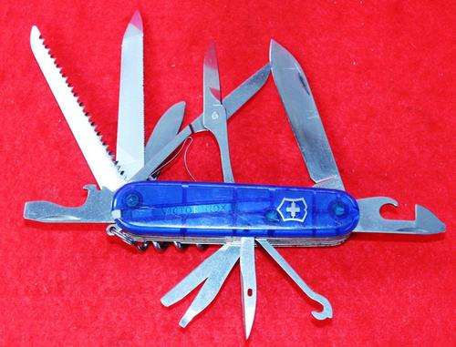 Victorinox - 91mm - Swiss Army Knife - (Ranger) Sapphire scales