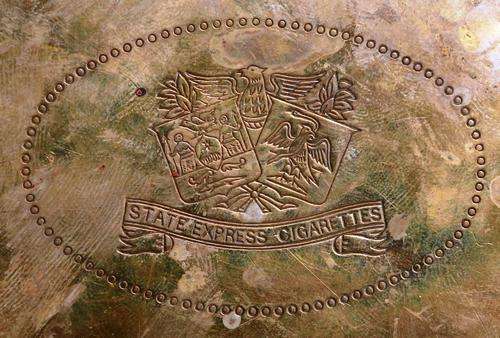 ANTIQUE BRASS - CIGARETTE/CIGAR BOX - GREAT COLLECTABLE - MADE IN ENGLAND