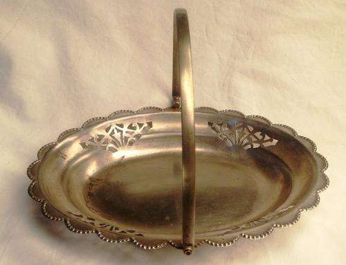 Silver Plated serving dish - E and J.L. Made in England