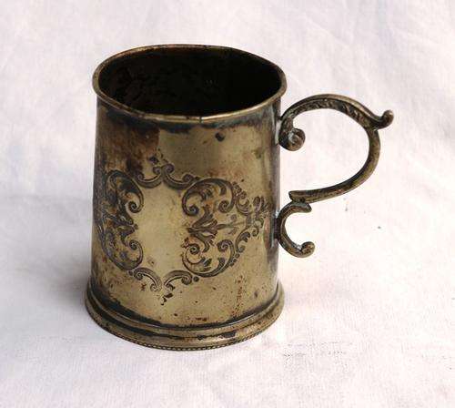 Silver Plated Mini Beer Mug - Hallmarked