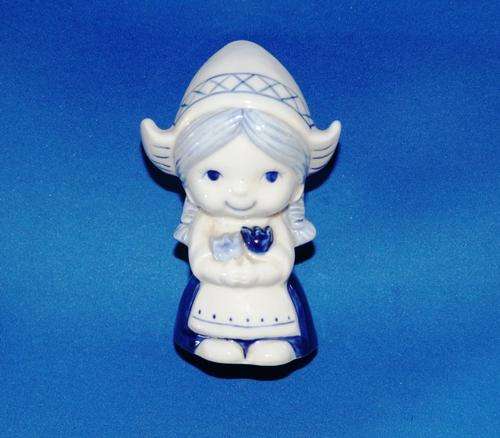 Dutch Porcelain Girl Money saving pot