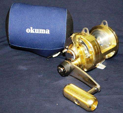 Okuma - Titus Gold TG-15 ii - 2 Speed - Big Game Reel + Okuma Neoprene cover