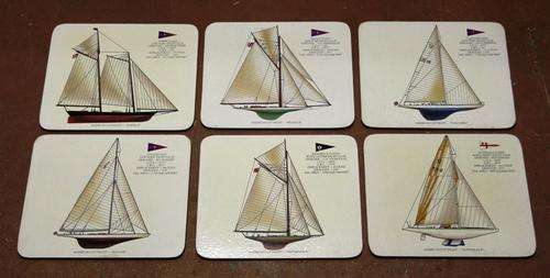 Vintage - America`s Cup Yacht - Placemats
