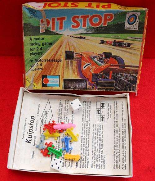 Vintage Waddington`s `Pitstop` Board game