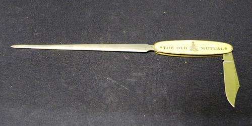 Vintage Old Mutual Letter opener