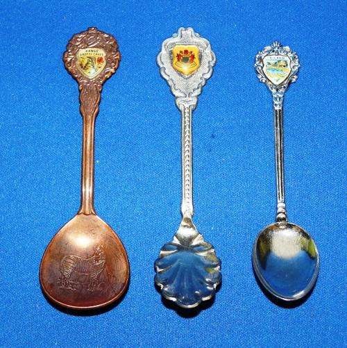 3 X Collectable spoons