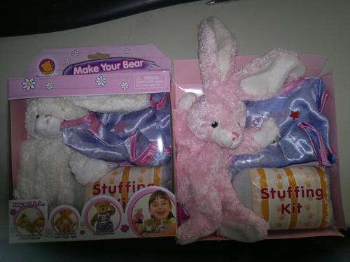 Easter Bunny Rabbit Kit - Bear Works - Make your Bear - Similar to Build a Bear