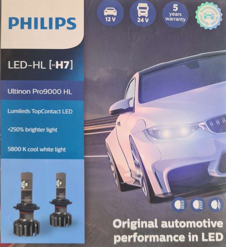 Philips H7 LED Ultinon Pro9000