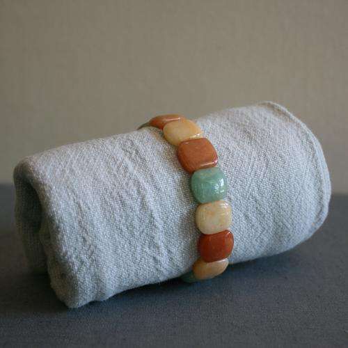Polished desert stone bracelet